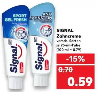 Kaufland Signal Zahncreme 75ml Angebot