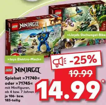 Kaufland Lego Ninjago Spielset 71740 oder 71745 Angebot