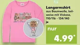 Kaufland Langarmshirt Angebot