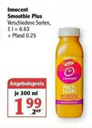 Globus Innocent Smoothie Plus Angebot