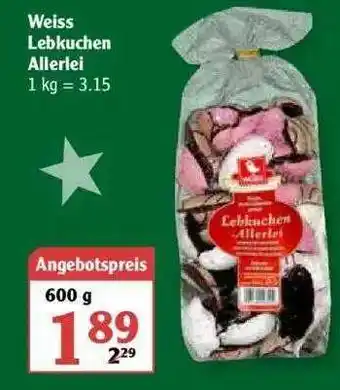 Globus Weisslebkuchen Allerlei Angebot