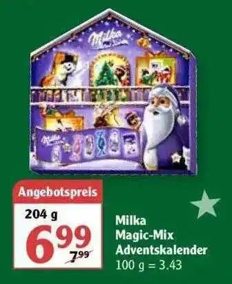 Globus Milka Magic-mix Adventskalender Angebot