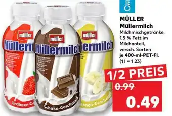 Kaufland Müller Müllermilch 400ml Angebot