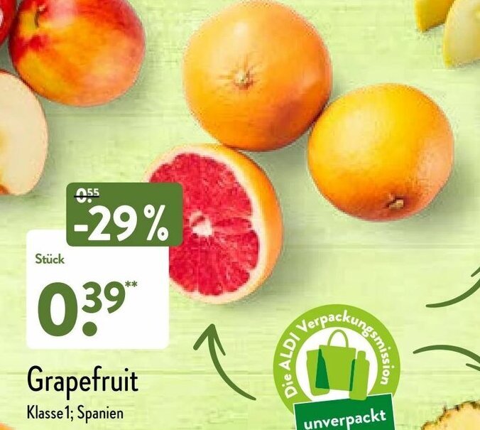 Grapefruit Angebot bei Aldi Nord
