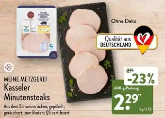 Aldi Nord Meine Metzgerei Kasseler Minutensteaks 400g Angebot