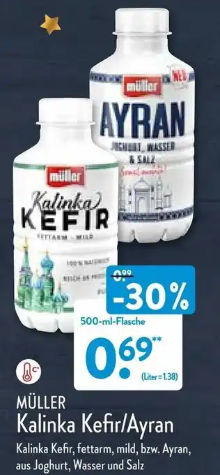 Aldi Nord müller Kalinka Kefir/Ayran 500ml Angebot