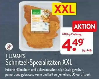 Aldi Nord Tillman's Schnitzel Spezialitäten XXL 600g Angebot