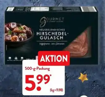 Aldi Nord Gourmet Hirschedelgulasch 500g Angebot