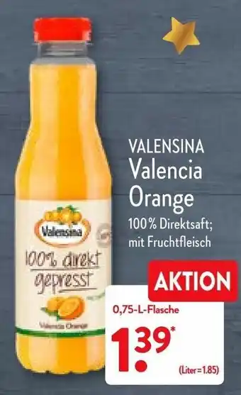 Aldi Nord Valensina Valencia Orange 0,75L Angebot