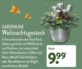 Aldi Nord Gardenline Weihnachtsgesteck Angebot