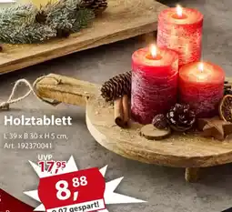 Sonderpreis Baumarkt Holztablett Angebot