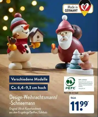 Aldi Nord Design Weihnachtsmann/Schneemann Angebot