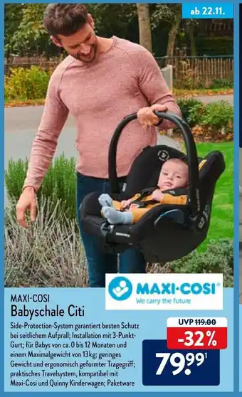 Aldi Nord Maxi Cosi Babyschale Citi Angebot