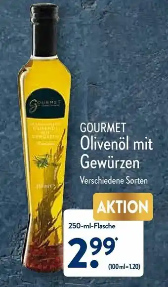 Aldi Nord Gourmet Olivenöl mit Gewürzen 250ml Angebot