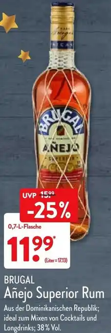Aldi Nord Brugal Añejo Superior Rum 0,7L Angebot