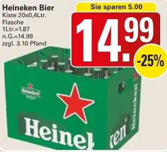 WEZ Heineken Bier Angebot