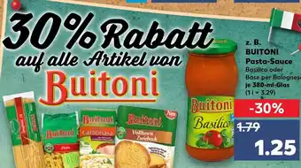 Kaufland z. B. Buitoni Pasta Sauce 380ml Glas Angebot