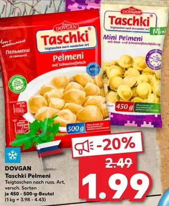 Kaufland Dovgan Taschki Pelmeni 450-500g Beutel Angebot