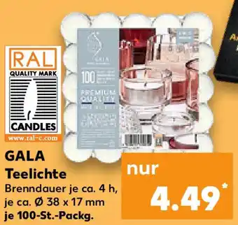 Kaufland GALA Teelichte Angebot
