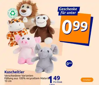 Action Kuscheltier Angebot