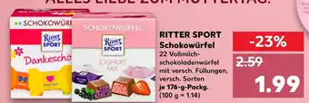 Kaufland Ritter Sport Schokowürfel 176g Angebot