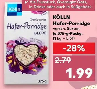 Kaufland Köln Hafer Porridge 375g Angebot