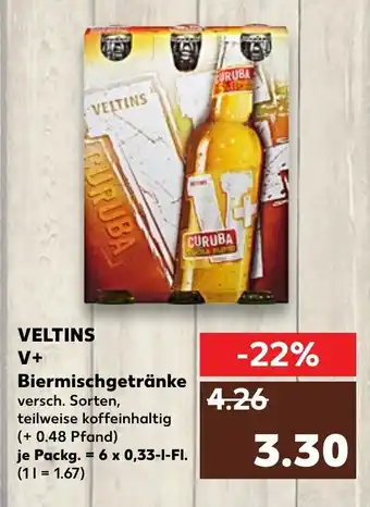 Kaufland Veltins V+ Biermischgetränke 6x0,33L Angebot