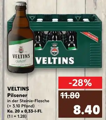 Kaufland Veltins Pilsener 20x0,33L Angebot