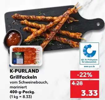 Kaufland K-Purland Grillfackeln 400g Angebot