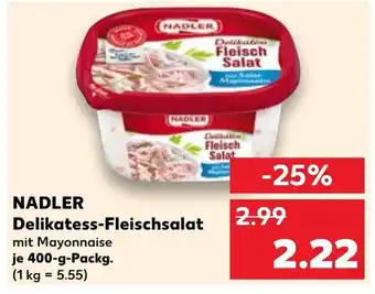 Kaufland NADLER Delikatess-Fleischsalat Angebot