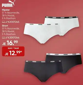 Galeria Puma Hipster/Short Angebot