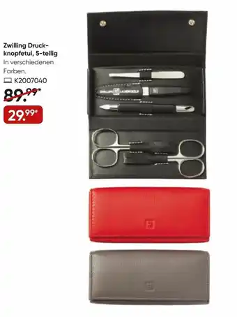 Galeria Zwilling Druck Knopfetui, 5 teilig Angebot