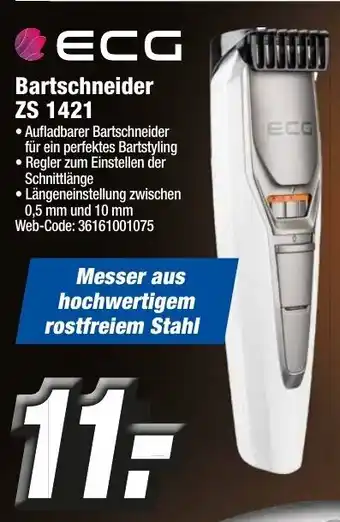 K+B Expert ECG Bartschneider ZS 1421 Angebot