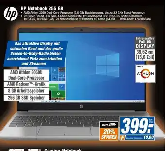 HEM Expert hp Notebook 255 G8 Angebot