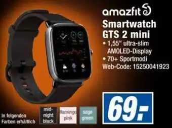 Expert Amazfit Smartwatch GTS 2 Mini Angebot