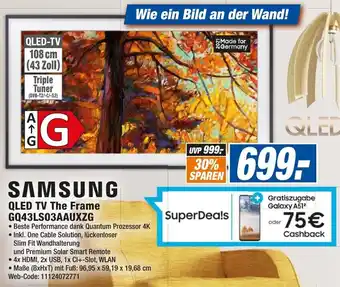 expert Octomedia Samsung QLED TV The Frame GQ43LS03AAUXZG Angebot