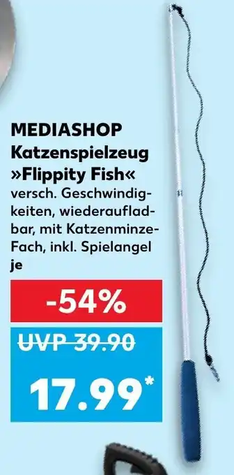 Kaufland Mediashop Katzenspielzeug Flippity Fish Angebot