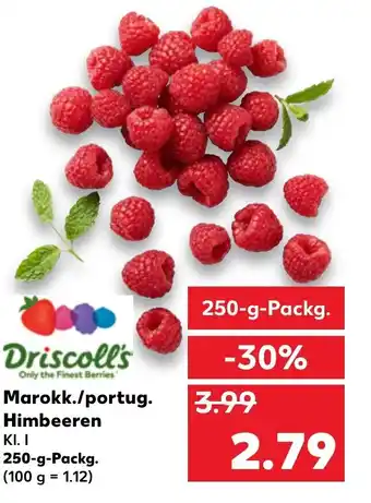 Kaufland Driscoll's Marokk/portug Himbeeren 250g Angebot