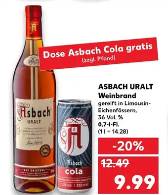 Kaufland Asbach Uralt Weinbrand 0,7L Angebot