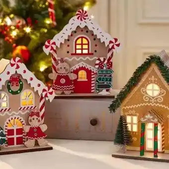 Woolworth LED Holzhaus Lebkuchen Angebot