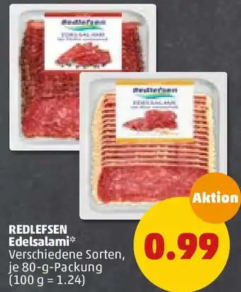 PENNY Redlefsen Edelsalami 80g Angebot