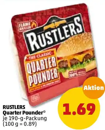 PENNY Rustlers Quarter Pounder 190g Angebot