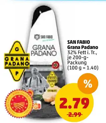 PENNY San Fabio Grana Padano 200g Angebot