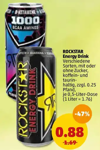 PENNY Rockstar Energy Drink 0,5L Angebot