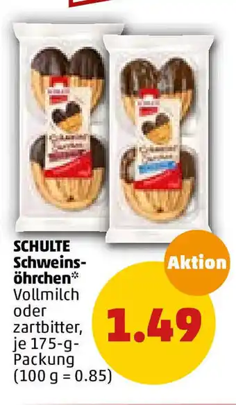 PENNY Schulte Schweinsöhrchen 175g Angebot