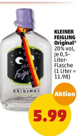 PENNY Kleiner Feigling Original 0,5L Angebot