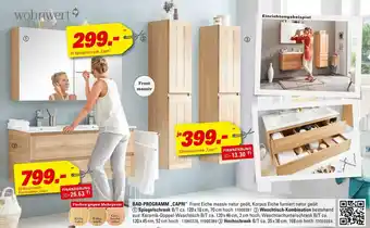 Höffner Wohnwert bad-programm „capri“ Angebot