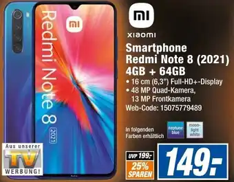 expert Octomedia Mi Xiaomi Smartphone Redmi Note 8 (2021) 4 GB + 64 GB Angebot