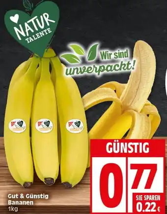 Elli Markt Gut & Günstig Bananen 1kg Angebot