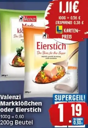 Elli Markt Valenzi Markklöẞchen oder Eierstich Angebot